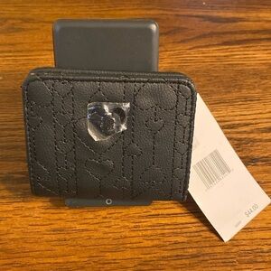 Betsey Johnson Heart Print Bi-Fold Wallet